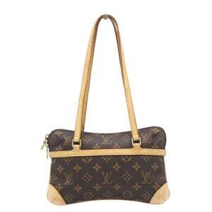 LOUIS VUITTON Monogram Mini Coussin M51143 Shoulder Bag in Brown Coated Canva...